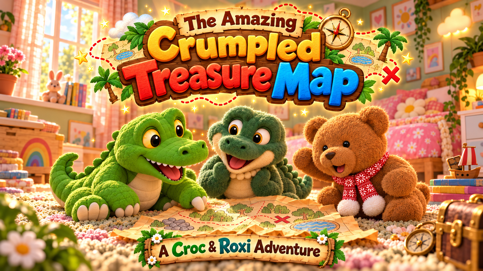 The Amazing Crumpled Treasure Map